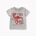 Children's cartoon dinosaur T-shirt