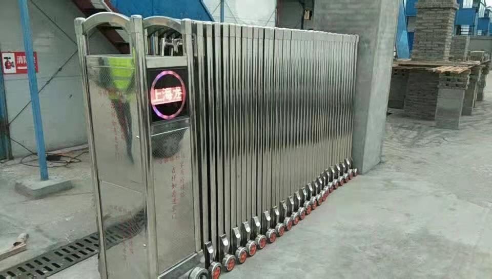 上海嘉定區自動伸縮門製作 鋼制防火門製作安裝