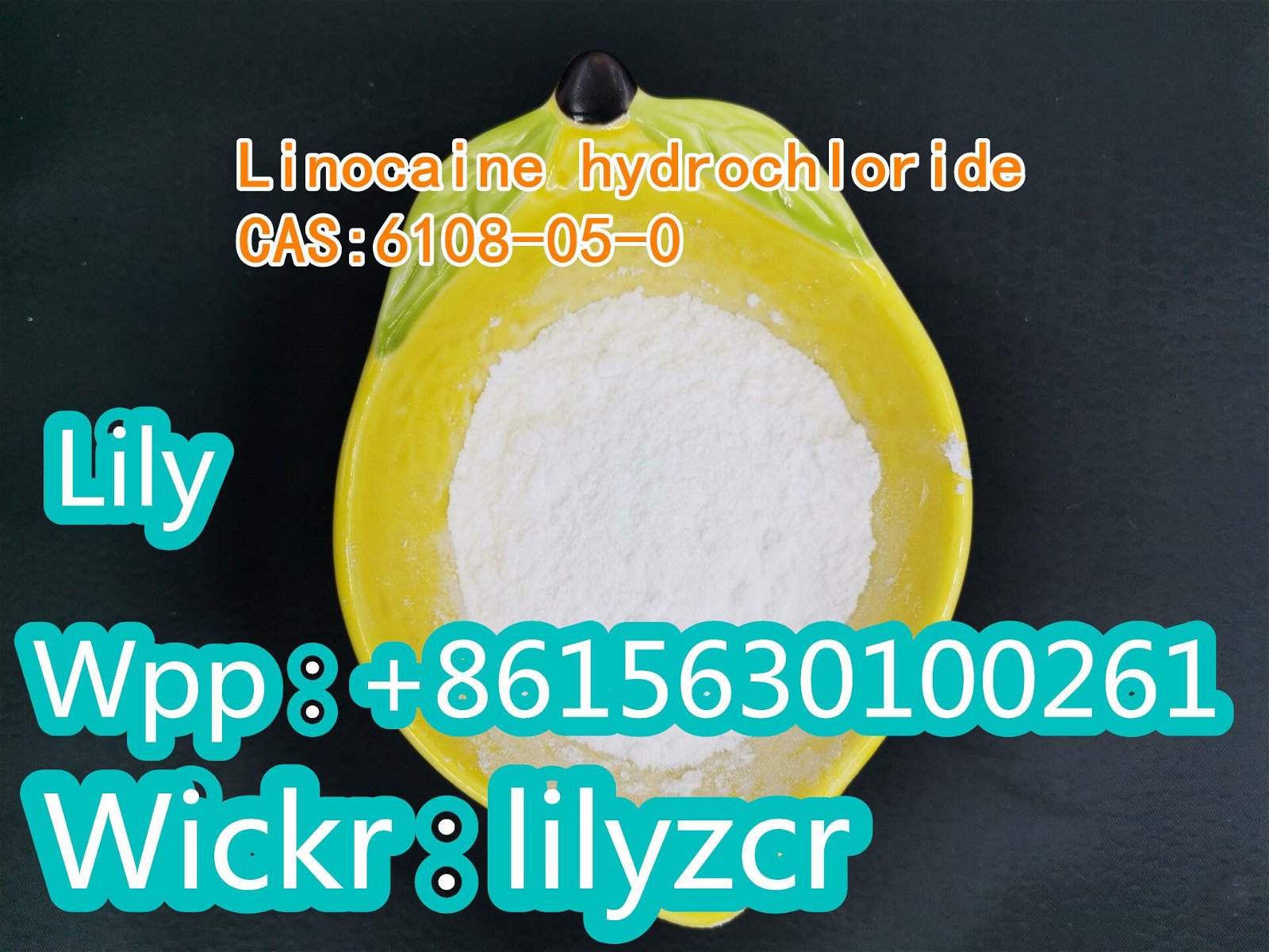 Linocaine hydrochloride  CAS:6108-05-0  Whatsapp:+8615630100261  Wickr:lilyzcr