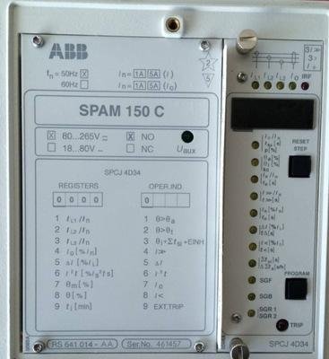 ABB安全繼電器SPAJ142C、SPAM150C 4