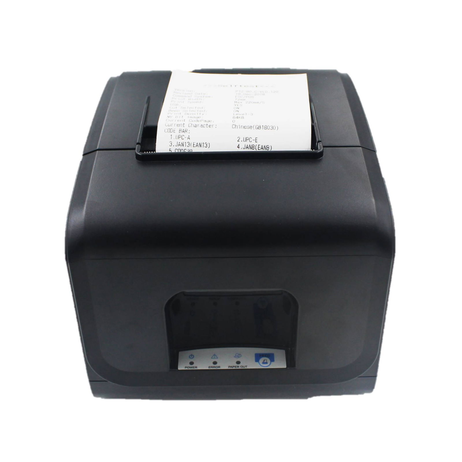 80mm Bluetooth USB Serial thermal Pos printer WH-P12 with auto-cutter 2