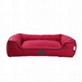 Waterproof Breathable  Dog Bed Oxford Fabric Bolster Pet Beds 4