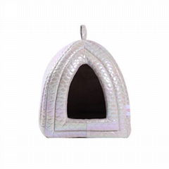 Pet Cave Bed For Pets Warm Soft Luxury Pet Beds Cat House Indoor Bed Cave
