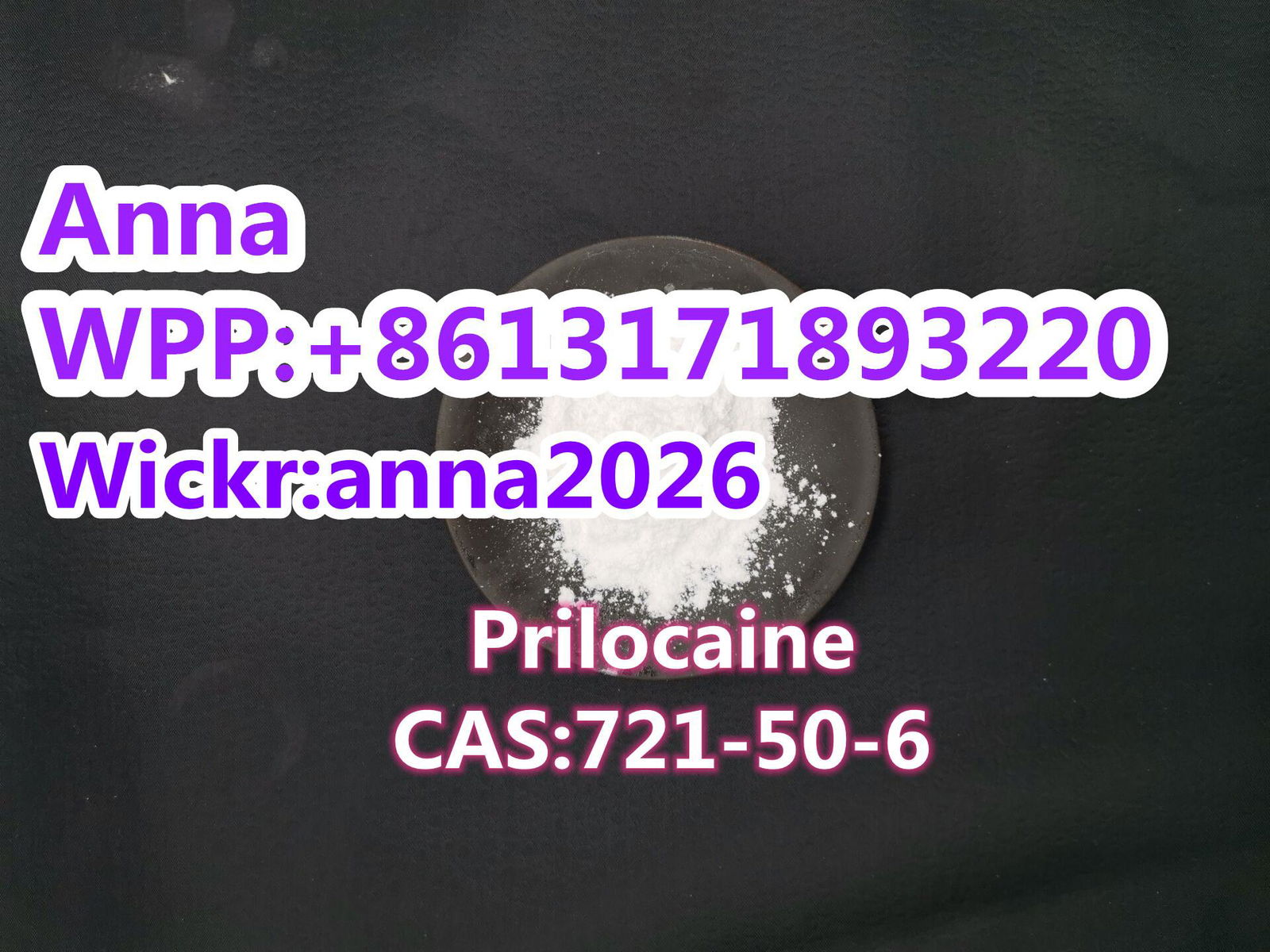 Prilocaine CAS:721-50-6