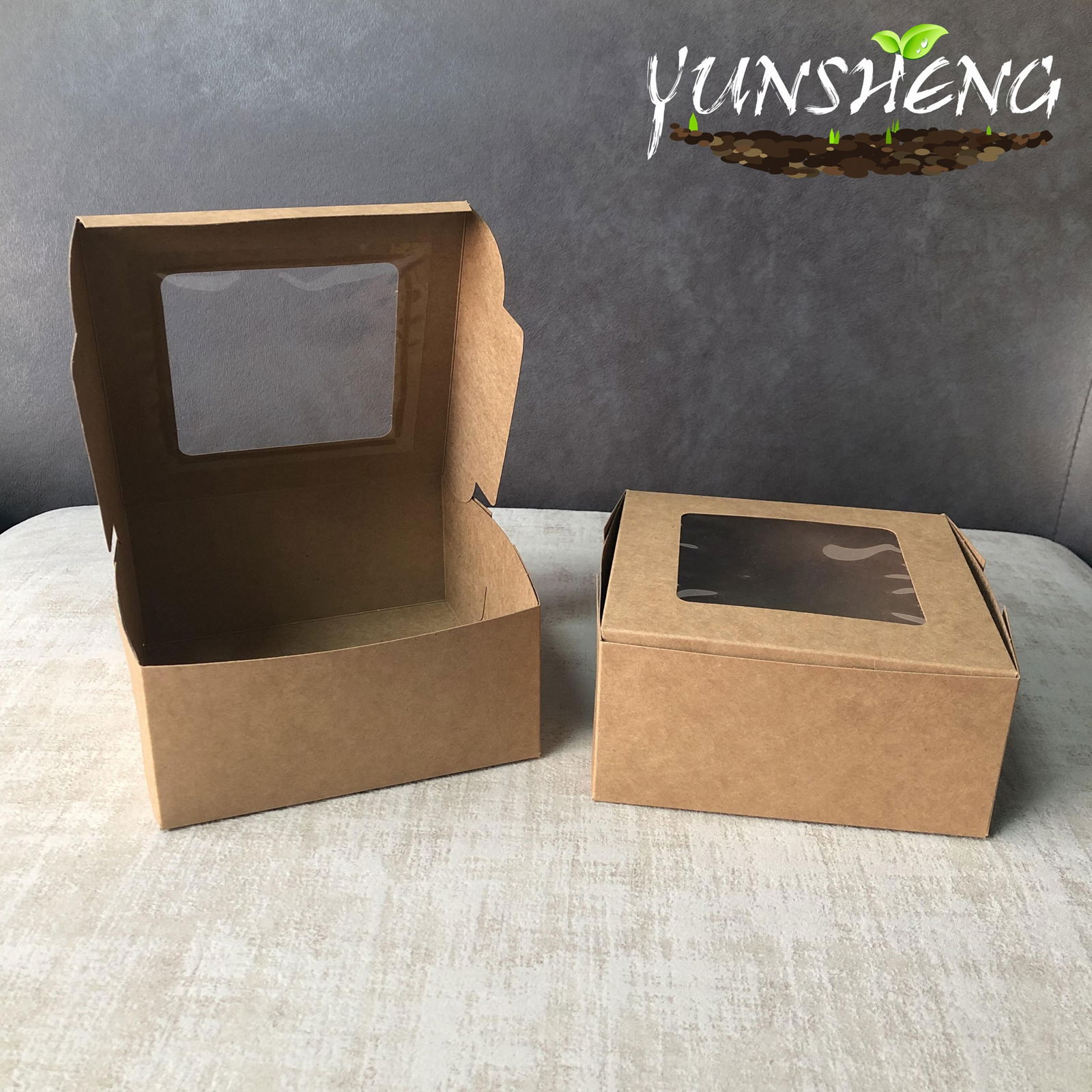 Wholesale Disposable Customized Cardboard Paper Cupcake Boxes