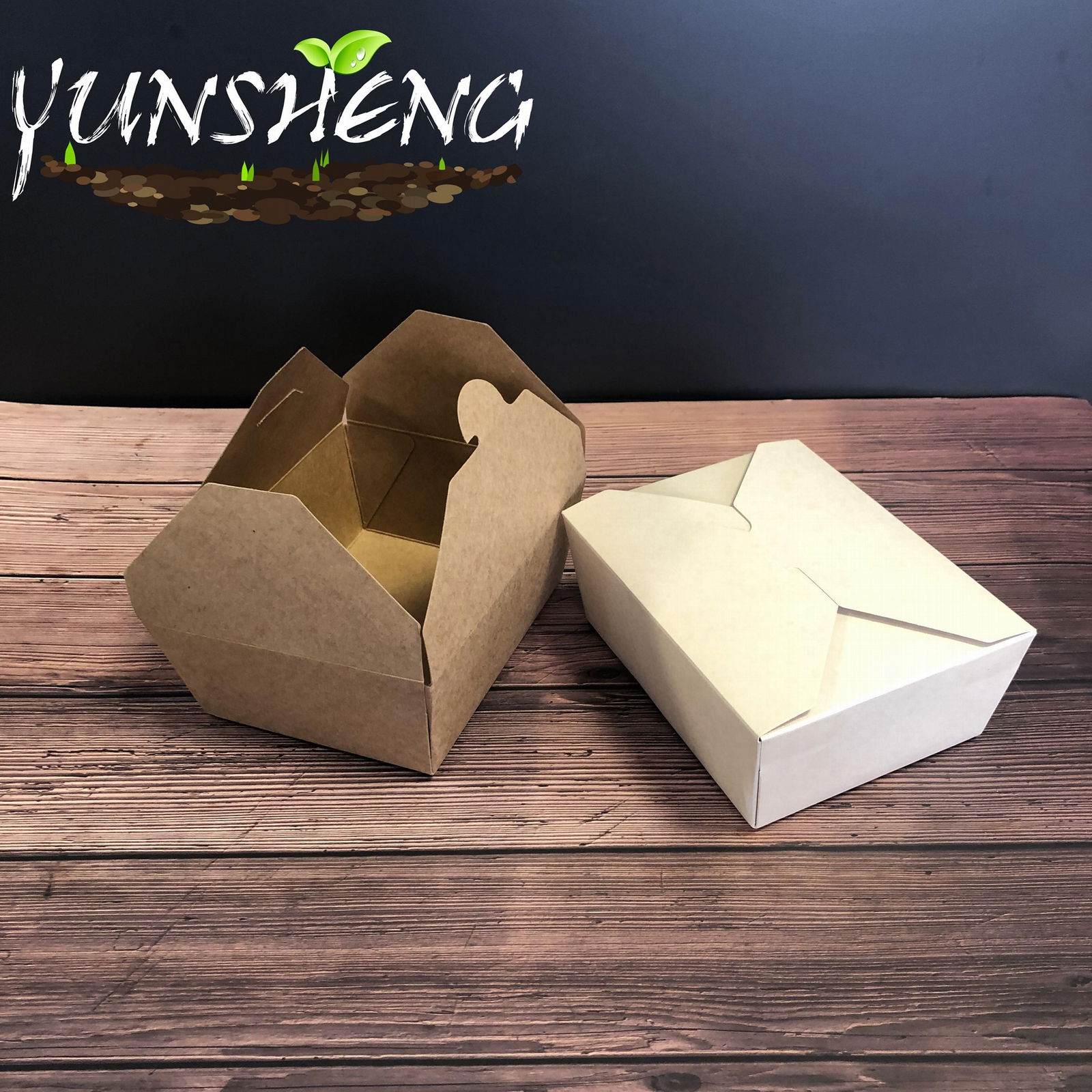 Degradable Wholesale Customized Brown Cardboard Paper Folding Box 5