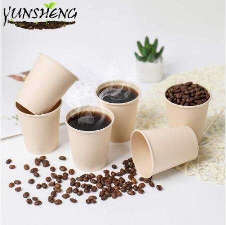 Customized Compostable Disposable Kraft Paper Beverage Cup 3