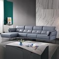 Minimalist leather corner sofa  2