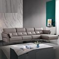 Minimalist leather corner sofa  3