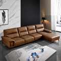 Modern half L shape leather sofa  2