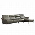 Top grain leather sofa set