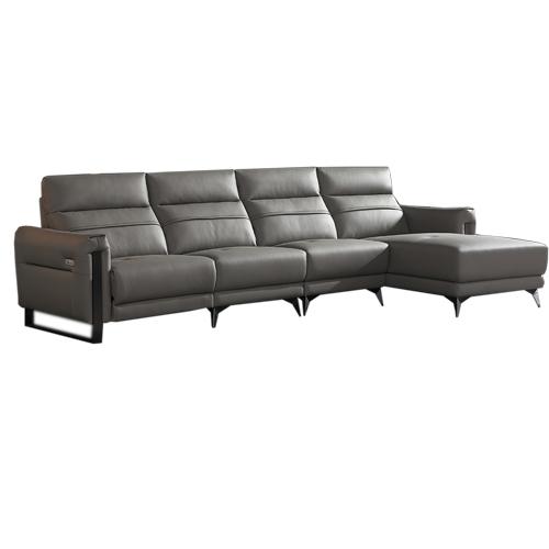 Top grain corner recliner sofa 2