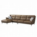 High back modern leather  sofa 1