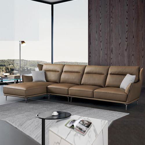 High back modern leather  sofa 3