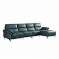 L shape recliner sofa 1