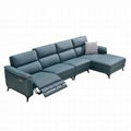 L shape recliner sofa 1