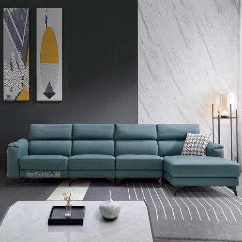 L shape recliner sofa 2