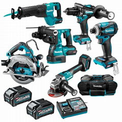 Makitas DK0115G601 40V Max Li-ion XGT Cordless Brushless 6pce Combo Kit