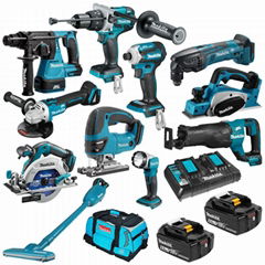 Makitas DLX1103GX1 18V 6.0Ah Li-ion Cordless 11pce Combo Kit Including Brushless