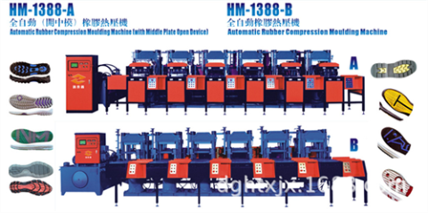 HM-138橡膠鞋底自動成型機