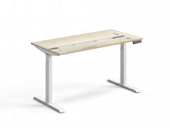 dual motor height adjustable desk