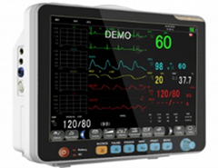 IN-15B Portable 15 Inch Touch Screen Multiparameter Transport Patient Monitor