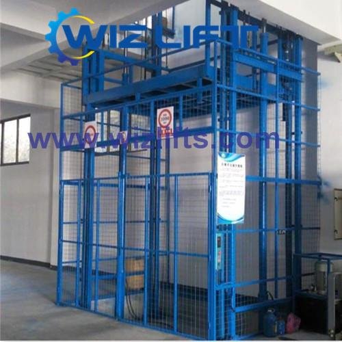 WIZ Hydraulic Cargo Lift with Safety Enclosure 2