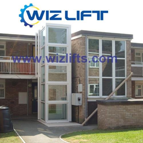 WIZ Hydraulic Vertical Platform Lift with Cabin