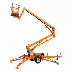 Trailer boom lift