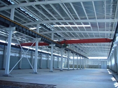 Galvanized Steel Structure Warehouse large span workshop prefabricated building