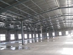 Fast and easy assemble prefab warehouse buildings steel structure prefab hall st