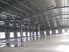 Fast and easy assemble prefab warehouse buildings steel structure prefab hall st