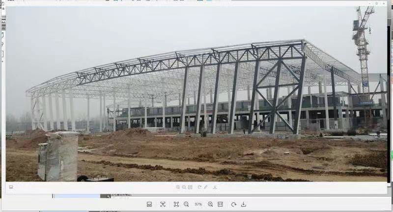 Hot Dip Galvanized Steel Structure airport  Steel Space Frame 3