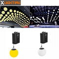 Led kinetic lights systems lifting rgb color ball dmx winch stage light  1