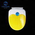  leader high quality customized colors white and yellow pp toilet seat lid     1