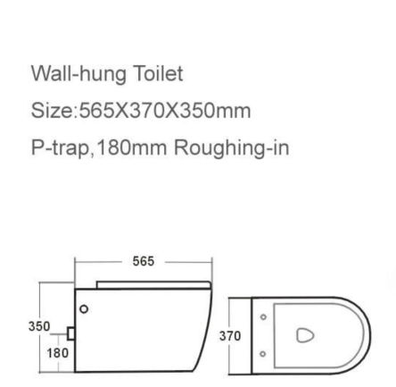  p-trap fixing back to wall bathroom items hung toilet 3