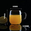 High Quality Durable Using Eco Friendly Glass Cups Coffee Cup Mug 1