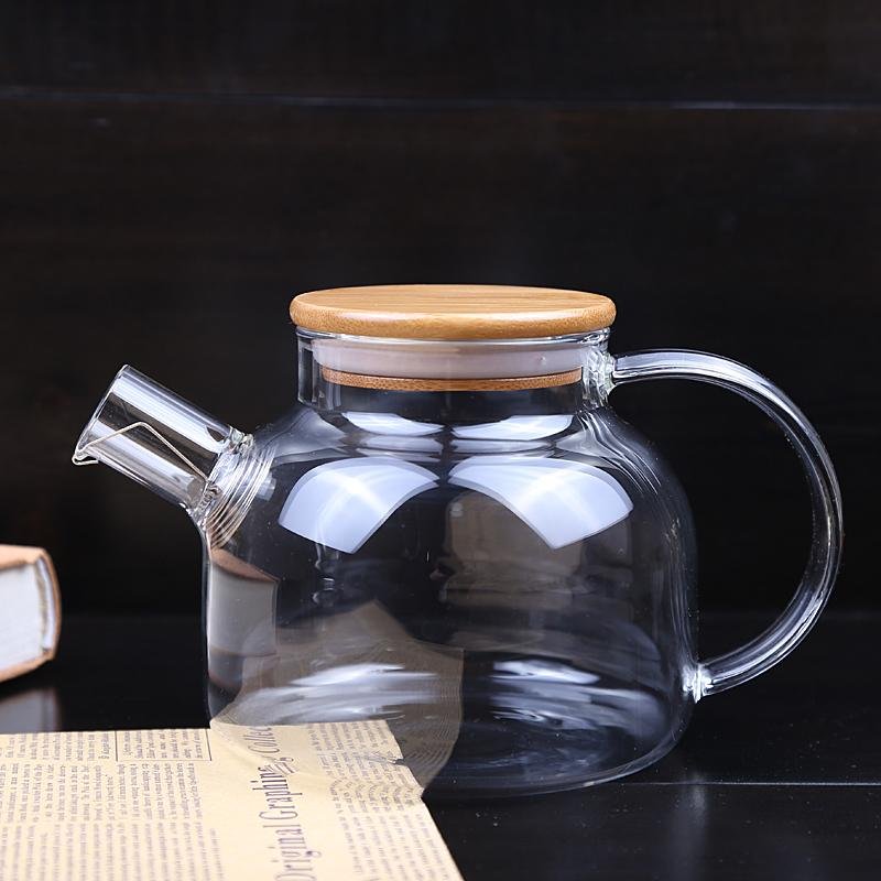 1.8L glass jug set water pitcher glass cold water jug with lid