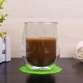 Pyrex Egg Shape Double Walled Glass Cup Mug Bodum Espresso Glass Drink Cup 1