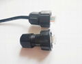 Waterproof RJ45 ethernet cat.5e stp IP67 male plug  2