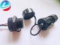 Waterproof USB A 2.0 male plug assembly IP67 for inverters 2