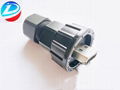 Waterproof USB A 2.0 male plug assembly IP67 for inverters