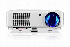 Jinfan mini projector support smartphone projection white day