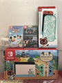 Nintendo Switch Animal Crossing Special Edition W/ 2 Games Bundle & Case