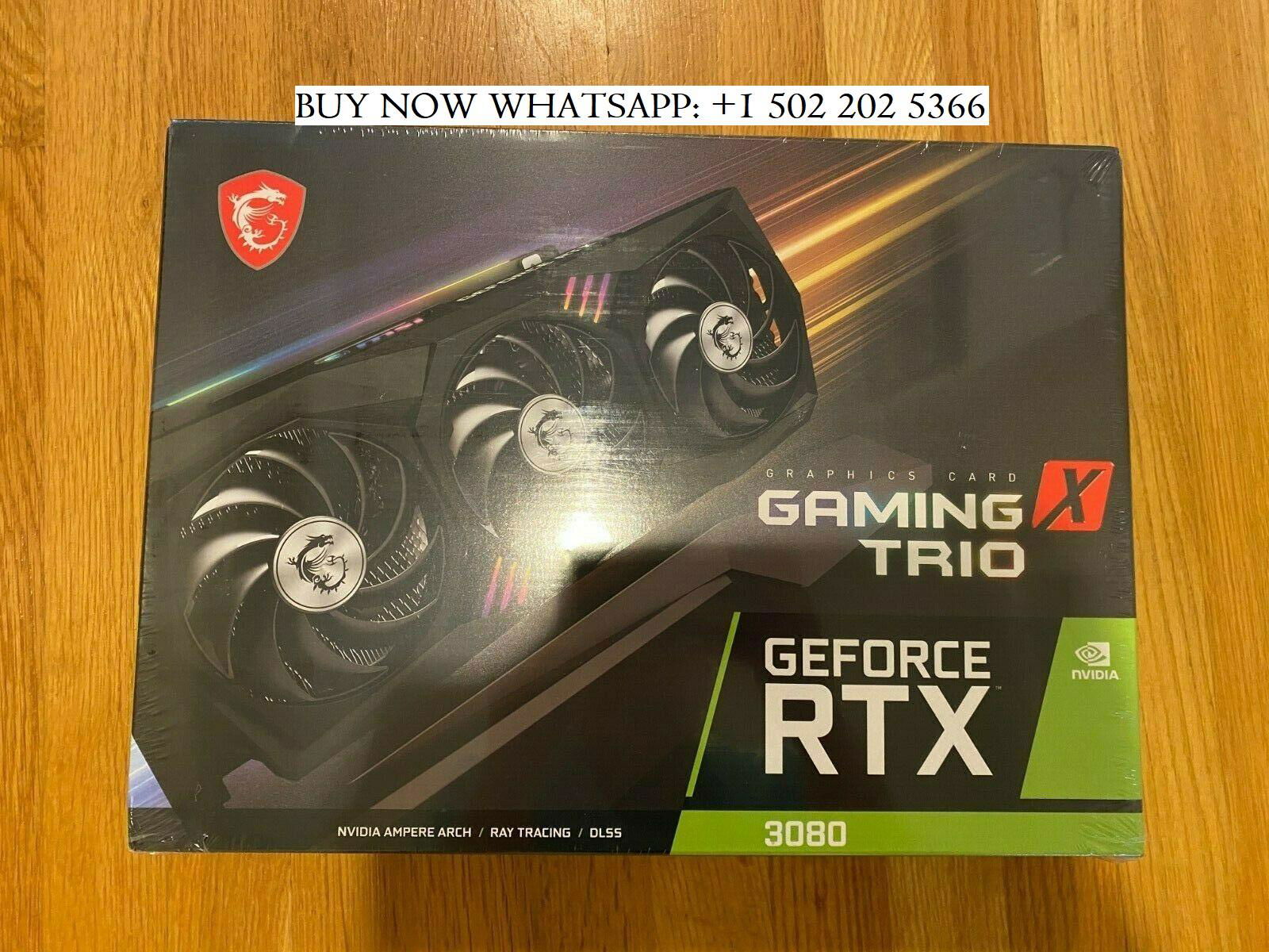 New MSI GeForce RTX 3080 GAMING X TRIO 10GB GDDR6X Graphics Card