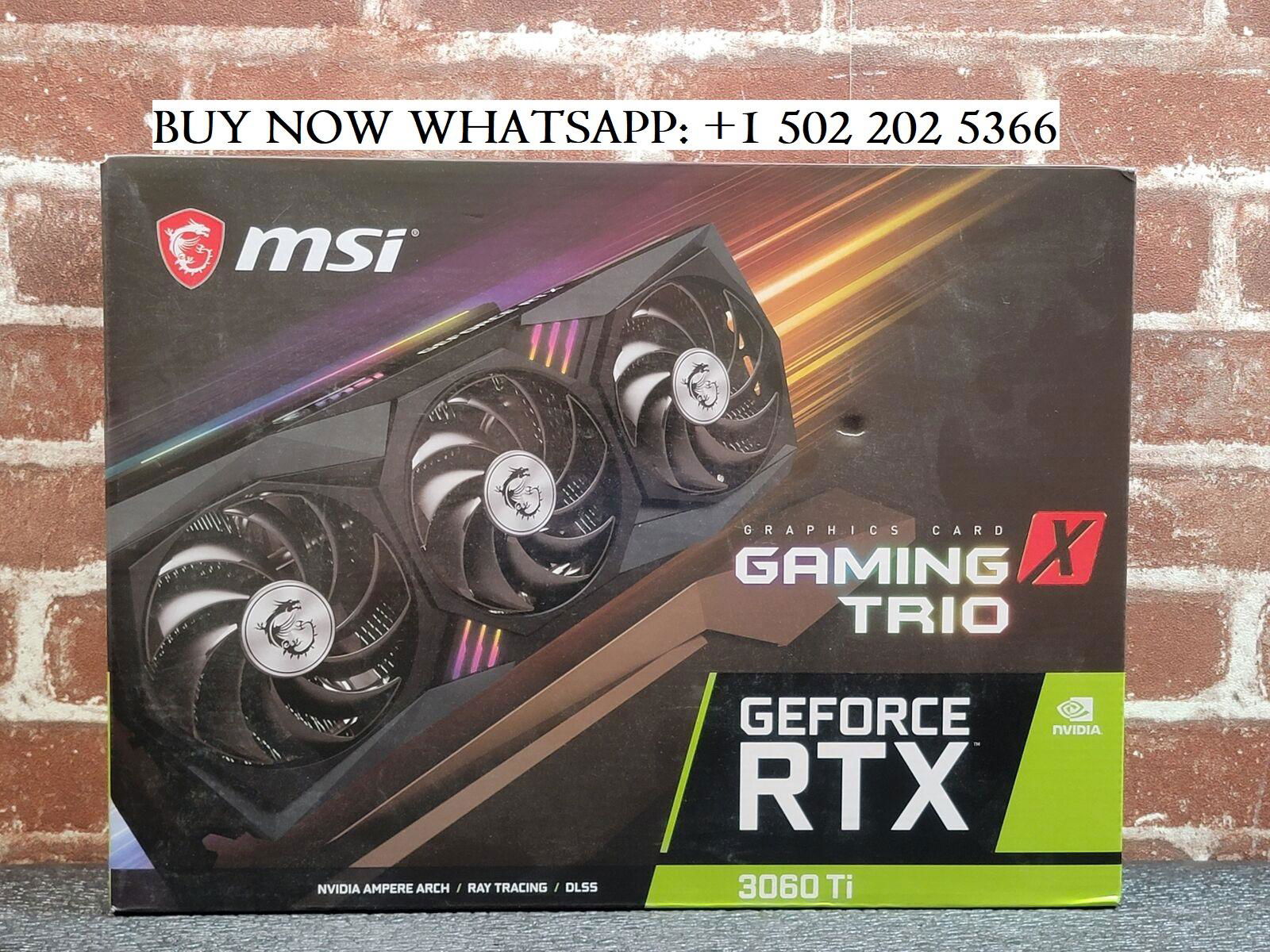 MSI GeForce RTX 3060 Ti GAMING X TRIO 8GB GPU Graphics Card