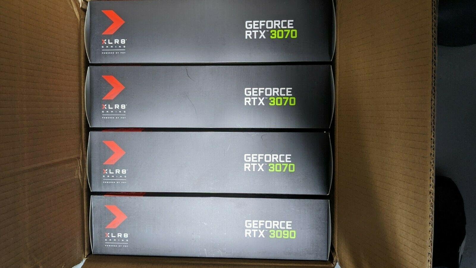 PNY GeForce RTX 3070 XLR8 Gaming EPIC-X RGB Triple Fan Edition 8GB GDDR6 2