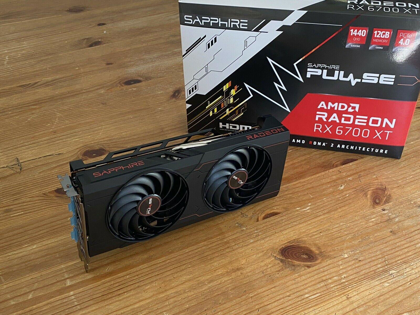 Sapphire Pulse AMD Radeon RX 6700 XT 12GB DDR6 Gaming 11306-02-20G Graphics Card