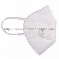 5Layers FFP2 Mask CE Respirator Mask WIth Valve