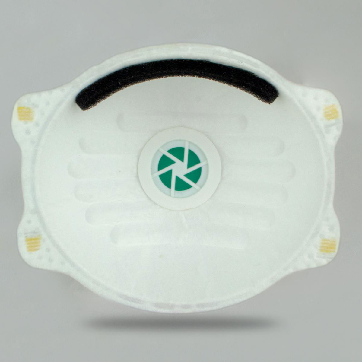 Cup-Type Filter Mask with Valve (Head-Belt Style) 3